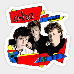 Vintage Styled 80s A-Ha ////  Original Design Sticker